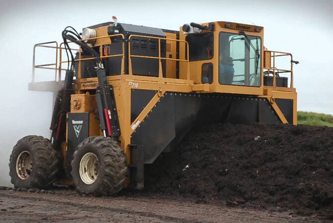 ハメット('82米) Vermeer CT718 Compost Turner Offers Recycling Efficiency