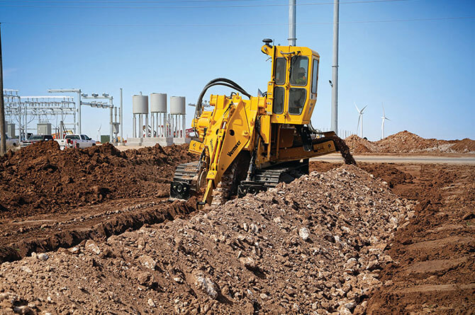 T955III Pipeline Trencher