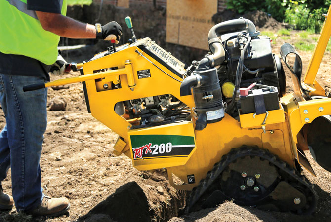 RTX200 Pedestrian Trencher - Vermeer All Roads