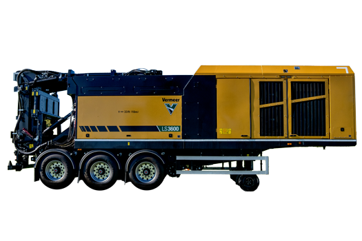 LS3600 trailered low speed shredder
