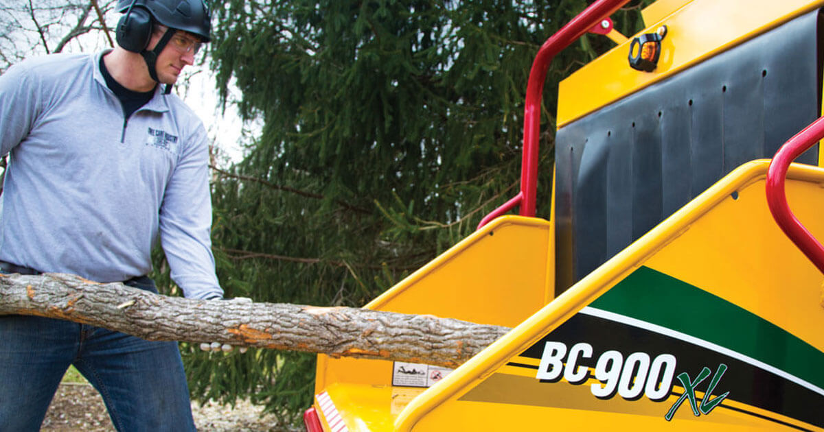 Vermeer BC900XL Brush Chipper Smooth Chipping Performance