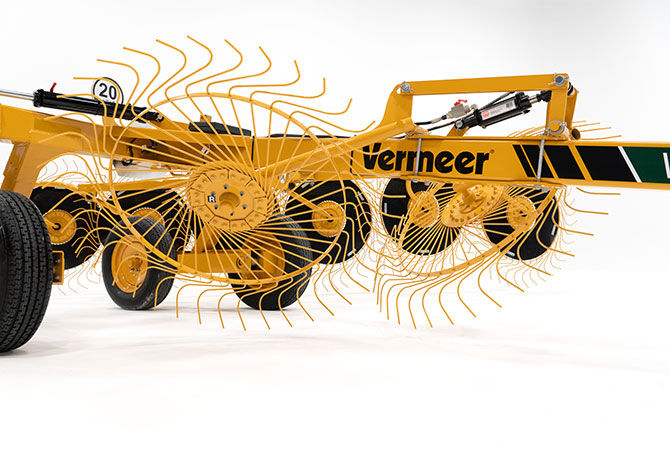 【メル11883】 VRC1224 Carted Wheel Rake - Vermeer Canada
