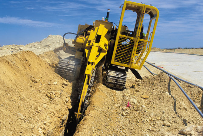 T555III Pipeline Trencher