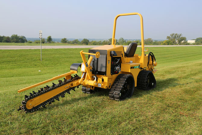 Vermeer PTX44 Ride-on Plow/Trencher for Underground Utilities
