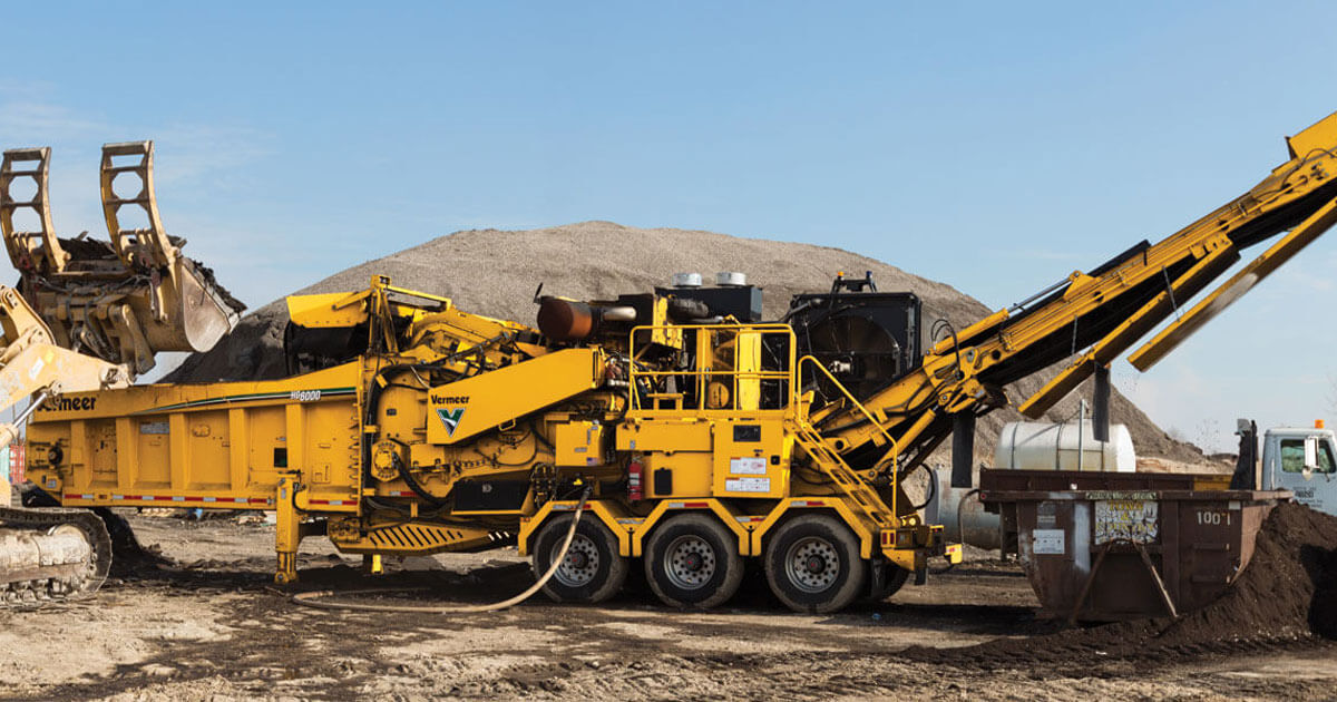 Vermeer HG6000 Horizontal Grinder Versatile & Efficient