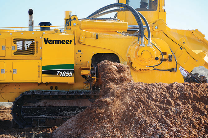 T1055III Pipeline Trencher - Vermeer Great Plains