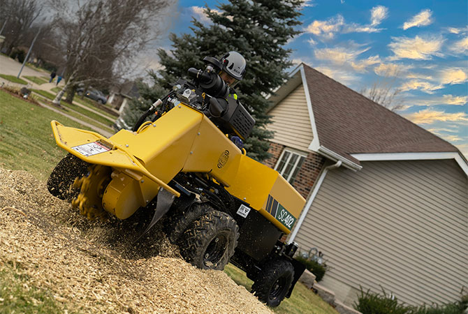 Vermeer SC402 Stump Grinder - More Torque & Jobsite Access