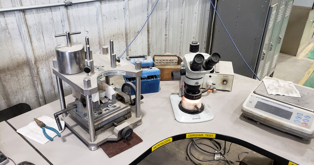 Vermeer Rock Lab Test Rock Samples from Mines & Jobsite