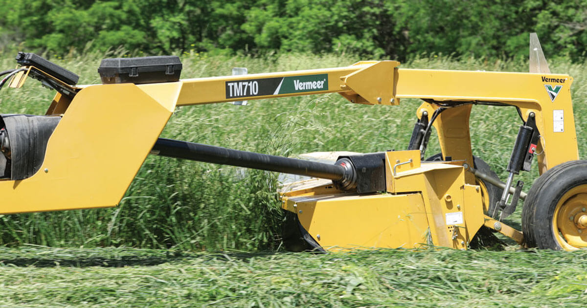 Vermeer TM710 Hay Mower Trailed Mower Mow & Go