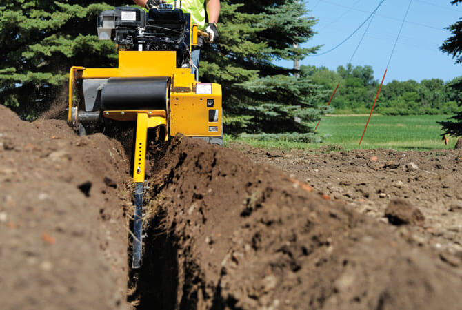 RTX130 Pedestrian Trencher