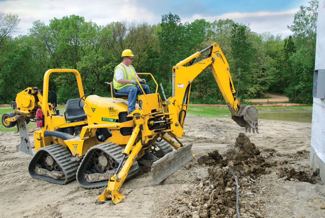 Vermeer RTX750 Tier 4i Ride-on Tractor for Utility Jobsite