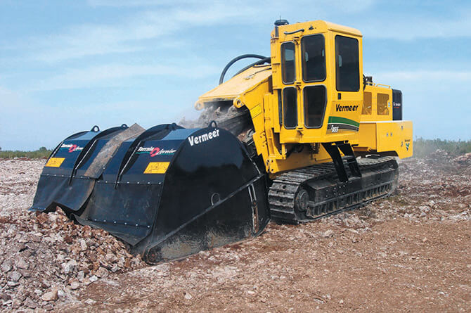 LESUトレーラー2btypeR T855III Terrain Leveler SEM - Vermeer Heartland