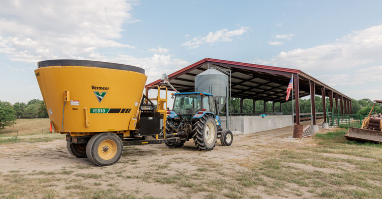 low-rate financing available on Vermeer vertical mixers, feed wagons and bale processors