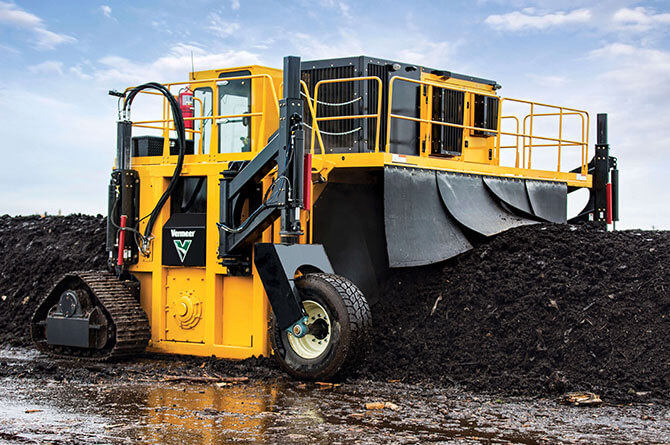 ハメット('82米) Vermeer CT718 Compost Turner Offers Recycling Efficiency