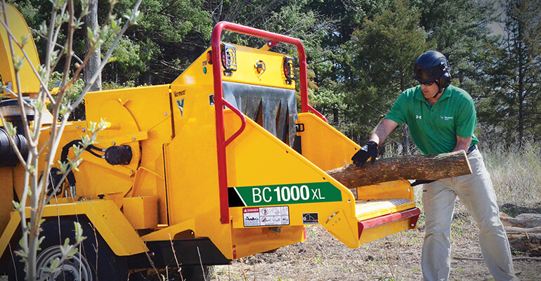 Innovative chippers for high-production arborist work