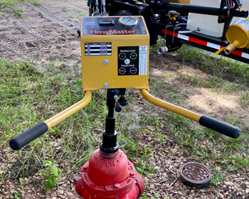 FlowMaster on the EV150 vacuum excavator