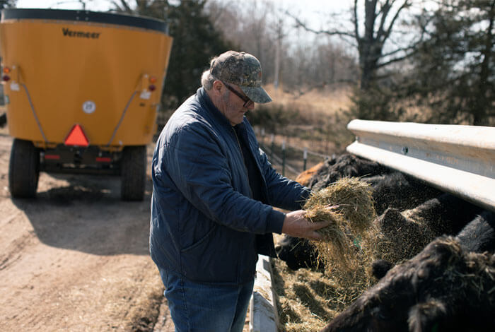 Tilton Farms adds a vertical mixer to minimize feed waste