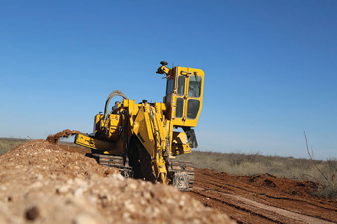 T1055III Pipeline Trencher - Vermeer Mountain West