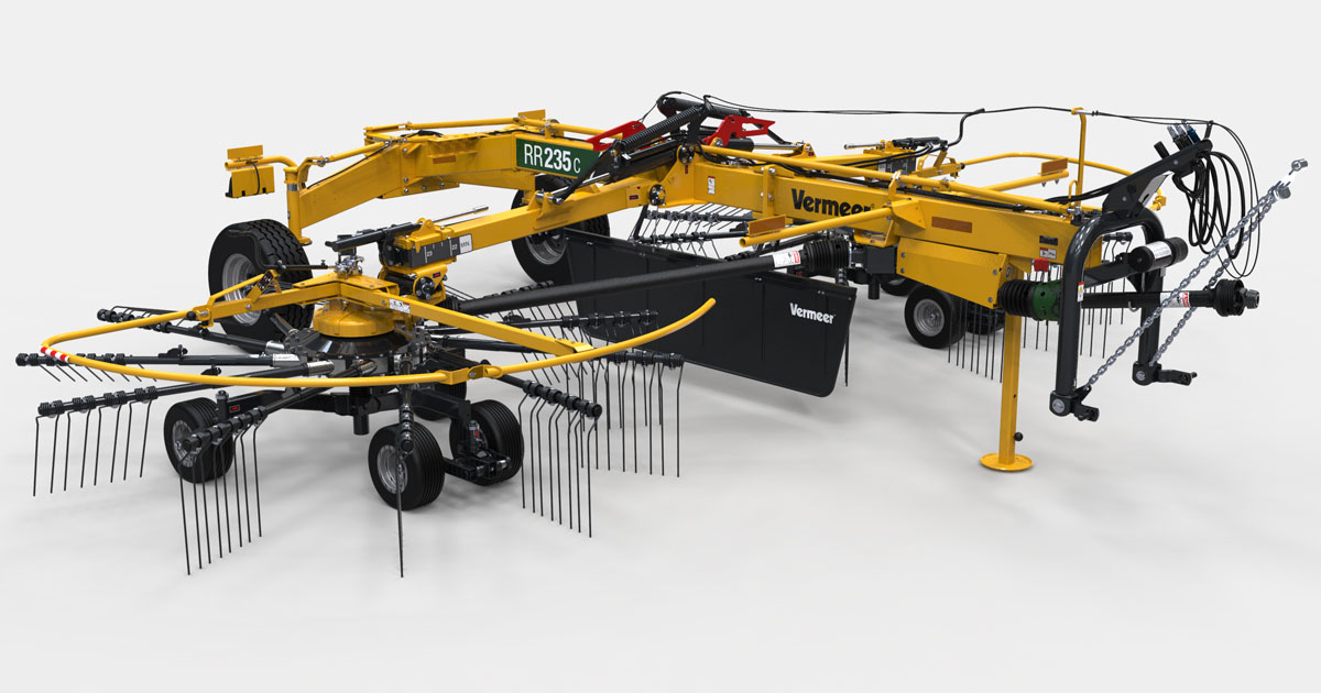 RR235c Rotary Rake - Achieve High-Quality Forage