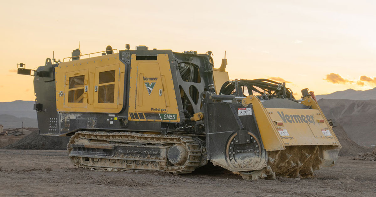 Vermeer SM55 Surface Miner - Surface Excavation Machine