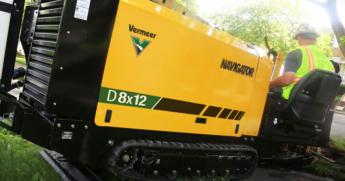 D8x12 Horizontal Directional Drill for Small Installation Jobs