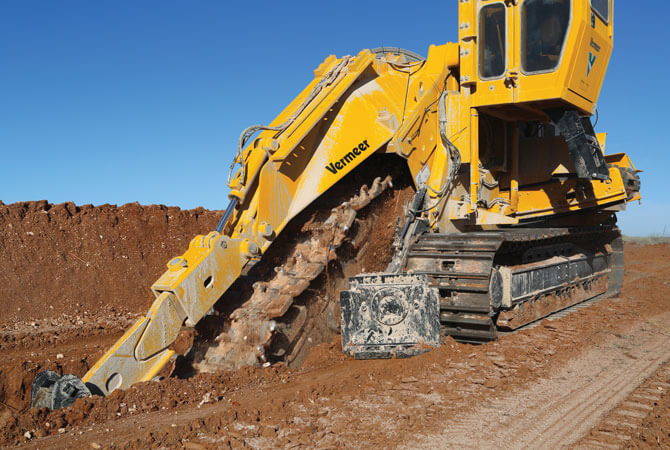 T555III Pipeline Trencher