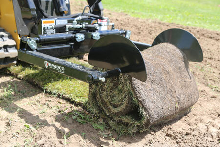 Mini sod roller/unroller