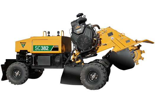 Vermeer SC382 stump cutter