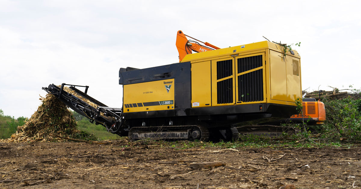 Vermeer LS3600TX Shredder - Vermeer Low Speed Shredders