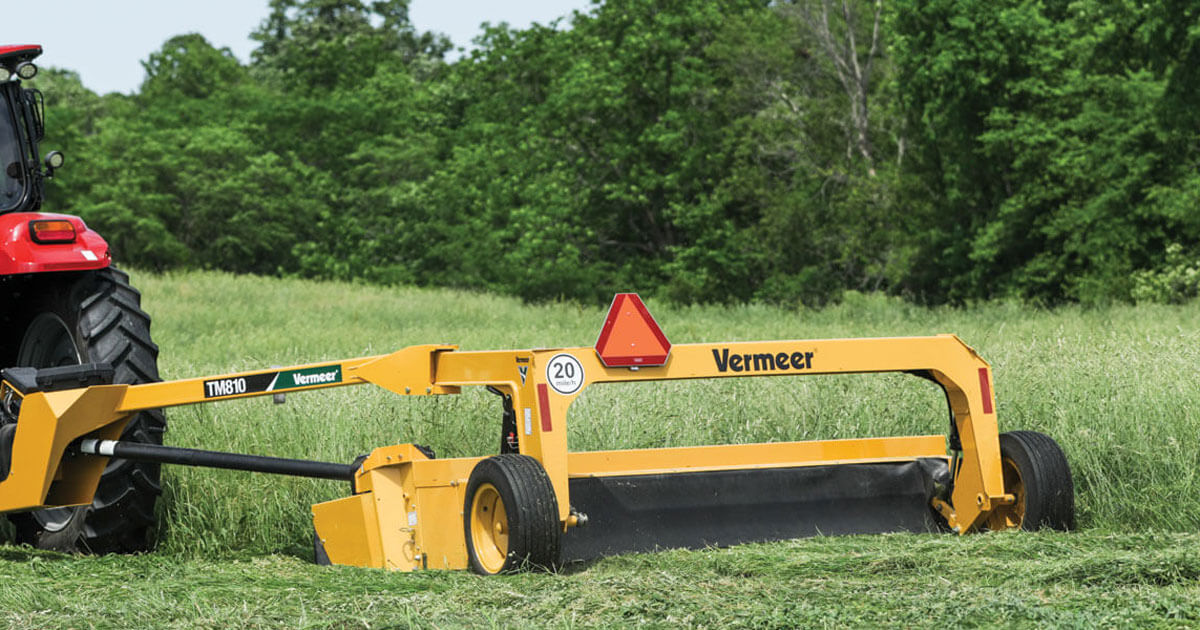 Vermeer TM810 Pull-behind Mower - Vermeer Trailed Mowers