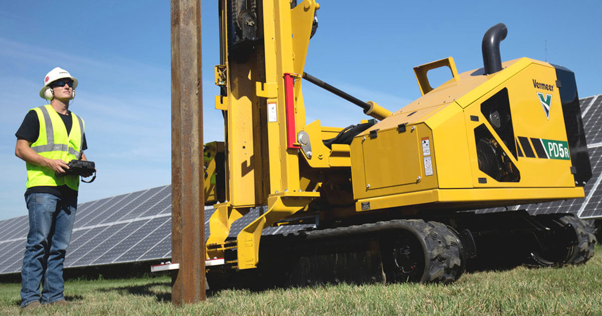 Vermeer Solar Farm Installation Solutions Solar Equipment