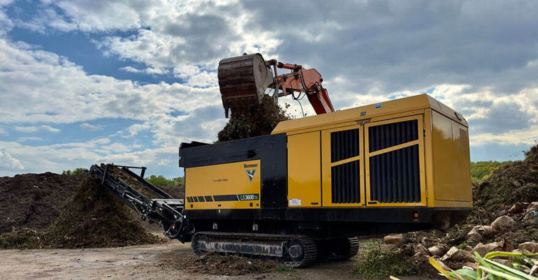 New LS3600TX Low Speed Shredder Enables Efficient Recycling