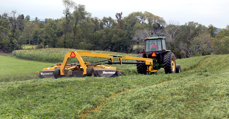 Cut more hay in less time