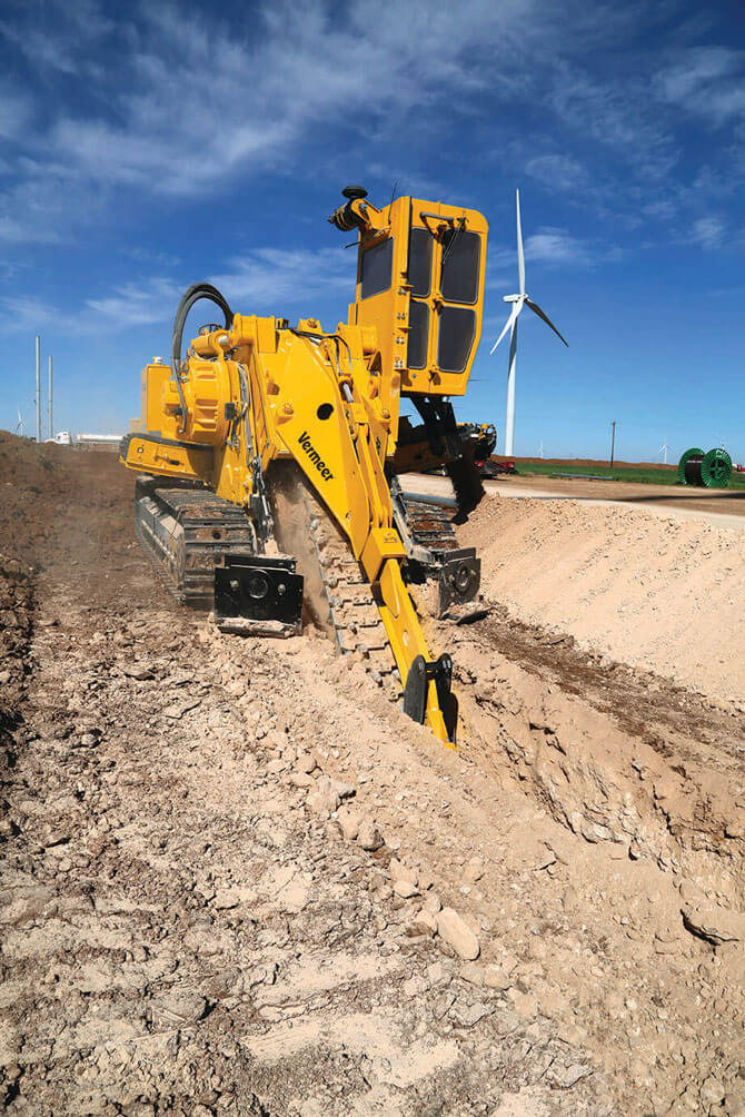 T955III Pipeline Trencher