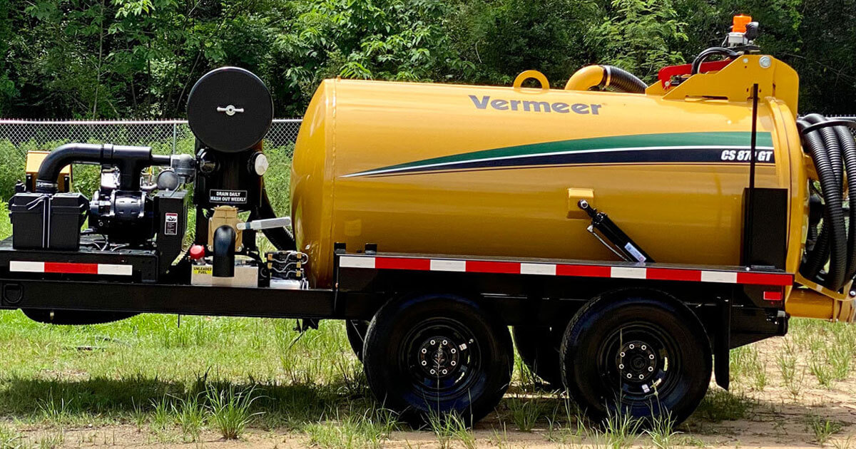 Vermeer CS GT Trailer Vac for Industrial Vacuum Applications