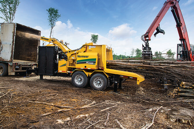WC2300XL Whole Tree Chipper - Vermeer All Roads