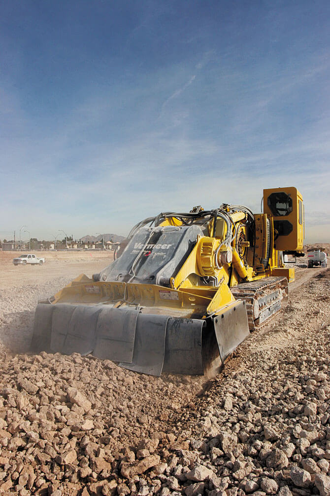 Vermeer T1255iii Surface Miner - Chain Drive Attachment