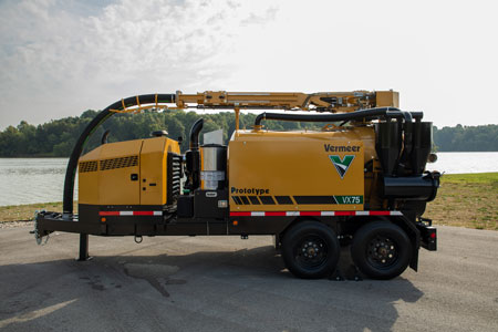 Nueva excavadora de vacío VX75 de Vermeer para productividad versátil 