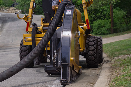 New Vermeer MTR516 microtrencher attachment delivers precise and clean fiber optic installation