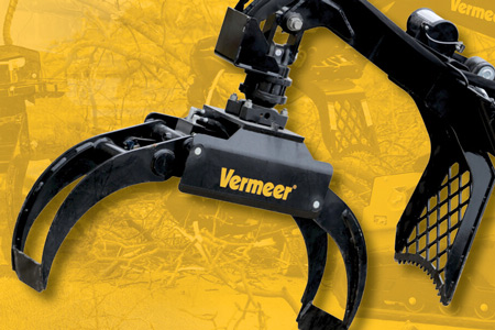 Get a grip with Vermeer grapple attachments for compact articulated loaders and mini skid steers