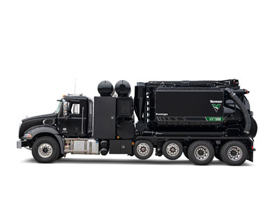 Vermeer VXT400 VXT500 Vacuum Trucks For Urban Hydrovac Work