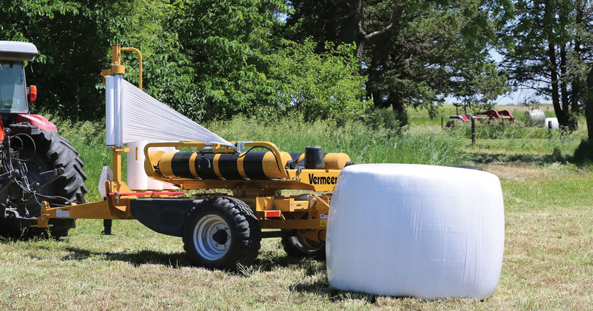 SBW8500 Bale Wrapper for Small to Midsize Hay Wrapping