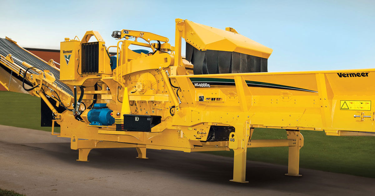 hg4000e, vermeer hg4000e, hg4000e horizontal grinder, vermeer horizontal gr...