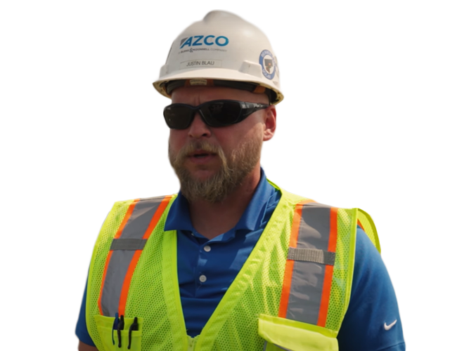 Justin Blau, coordinator | AZCO Construction
