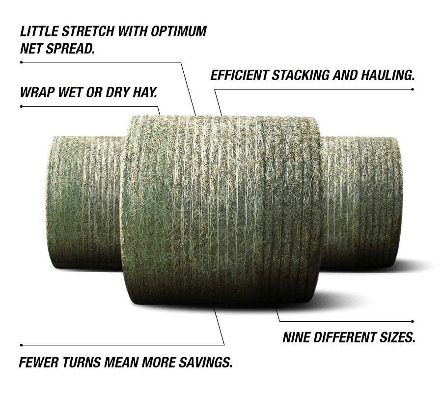 Key features and benefits of using Vermeer Net for hay bales