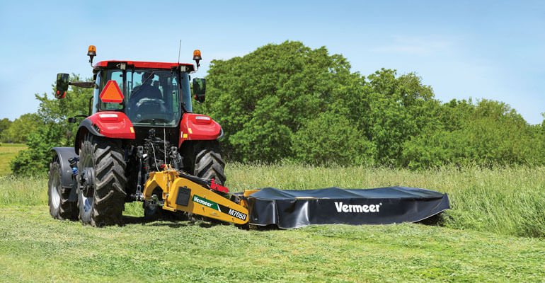 Low-rate financing or cash back available on select Vermeer products
